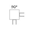 Poste 40x40 con soporte para pasamanos - Imagen 7