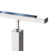 Poste 40x40 con soporte para pasamanos